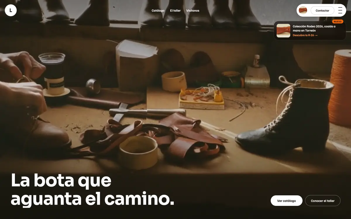 LEGUAS · Taller de botas