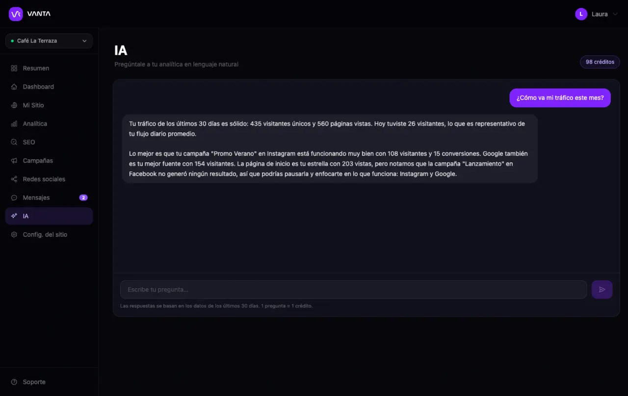 IA · Portal VANTA